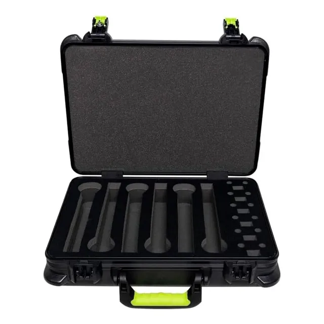 Shure By Gator - Case Rígido Para 6 Micrófonos Y Cables