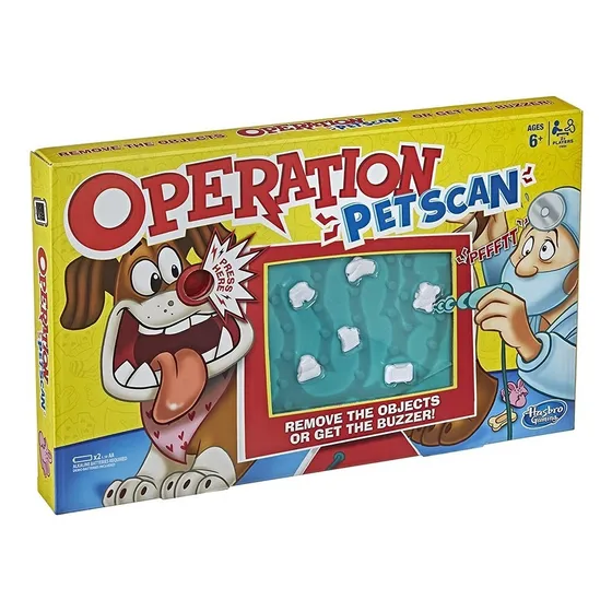 Juego De Mesa En Caja Hasbro Operando Pet Can Febo