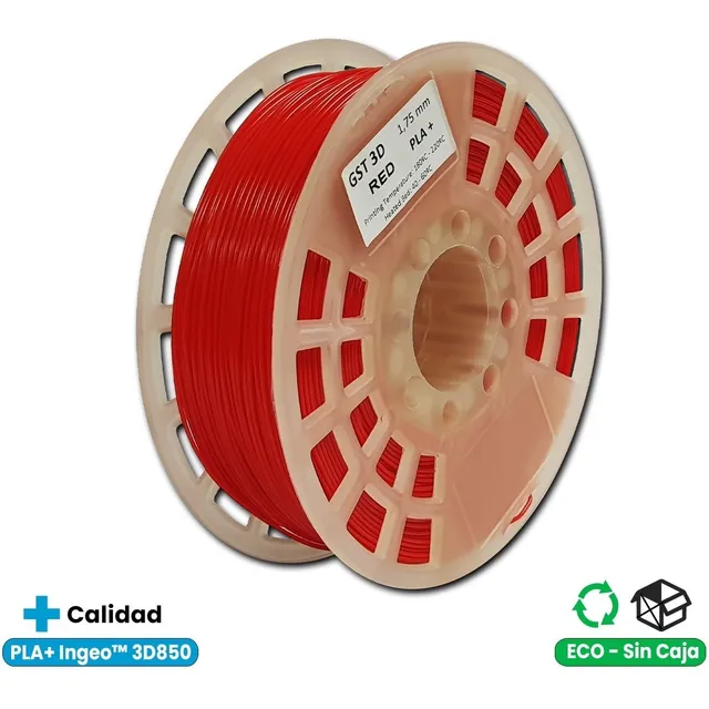 Filamento Gst 3d Pla+ Premium 320mt 1,75mm X1 Kg - Sin Caja
