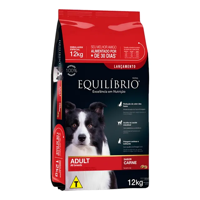 Equilíbrio Carne Equilibrio Adulto All Breeds 12 Kg
