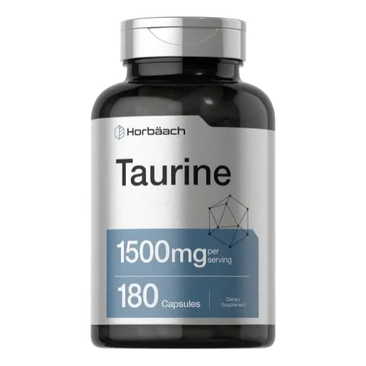 Suplemento Horbaach De Taurina, 1500 Mg, Cápsulas, 180 Unida