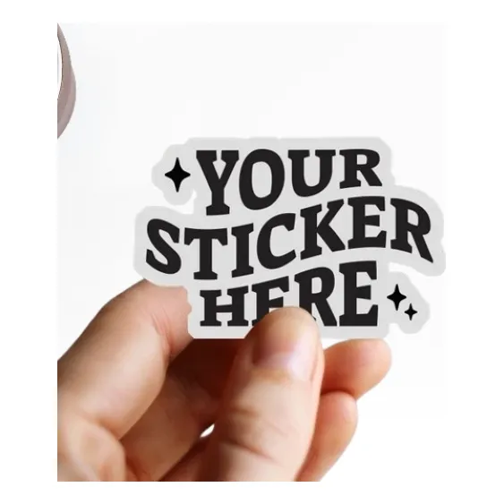 Stickers 300 Unds De 5x5 Cm Full Color Adhesivo Semicorte