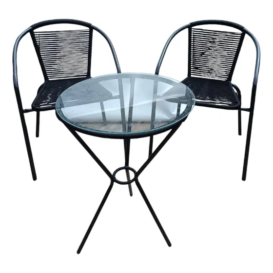 Juego De Sillas Smiles + Mesa Yute O Pvc - Con Envio