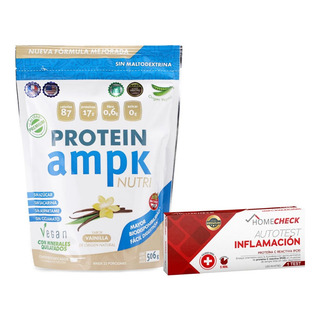 Proteína Ampk Vegana + Test Inflamación Homecheck Proteína Ampk Vegana + Test Inflamación Homecheck