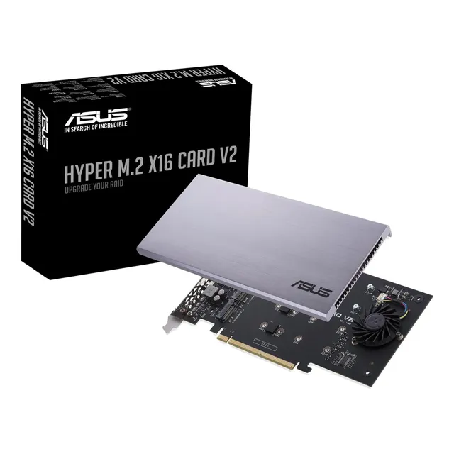 Tarjeta De Expansión Asus Hyper M.2 X16 Pcie 3.0 X4 V2 128gb