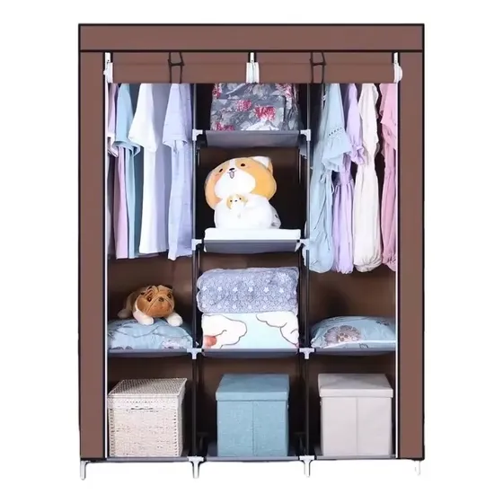Clóset Armable Big Room Portátil de 3 Puertas y 8 Estantes | Cuotas sin interés