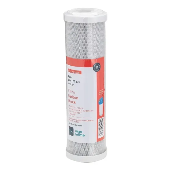 Filtro De Agua Carbón Block De 10 X2,75  Elimina Cloro