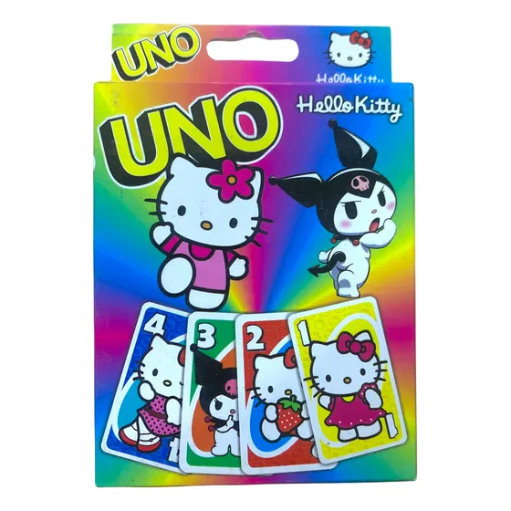 Juego De Cartas Uno Personaje De Hello Kitty Nueva Genéricas