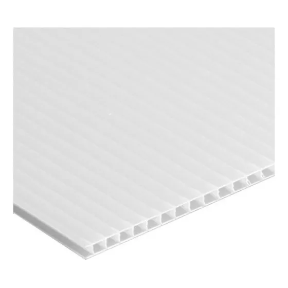 Coroplast Paq 3 Láminas Coroplast Blanco 40 Cm X 80cm 4mm