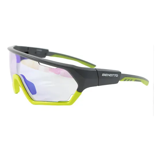 Lentes Ciclista Armazón Gris Amarillo Mica Anti Uv Benotto Color De La Lente Gris/amarillo Color Del Armazón Gris/amarillo
