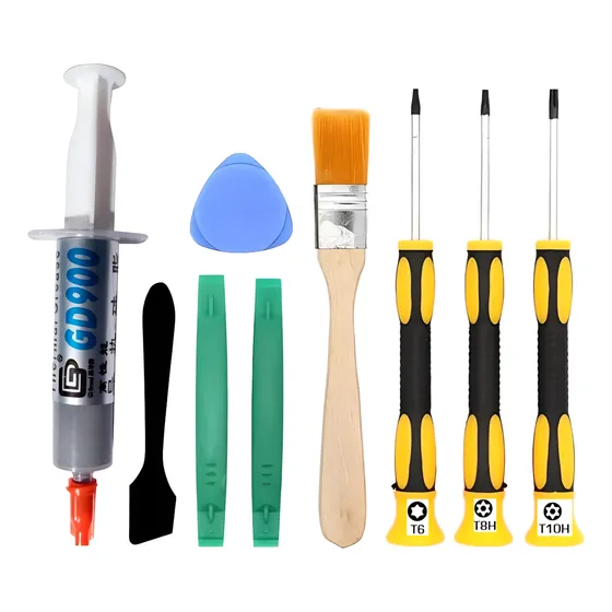 Pasta Térmica Prata 7g + Kit Chave Torx Para Abrir Consoles