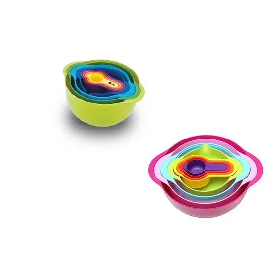 Tazón Bol Bowls Tazas Cucharas Para Mezclar Repostería