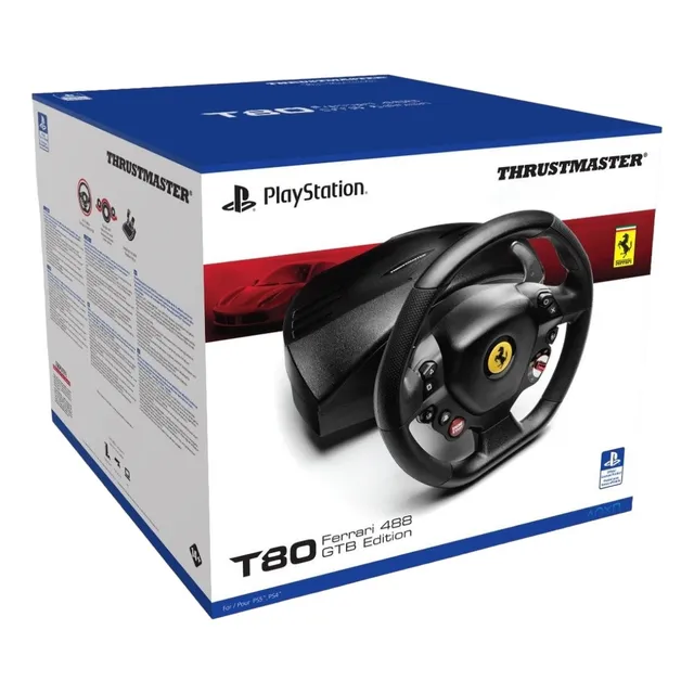Volante Thrustmaster T80 F - Timon + Pedales Para Ps4/ps5/pc