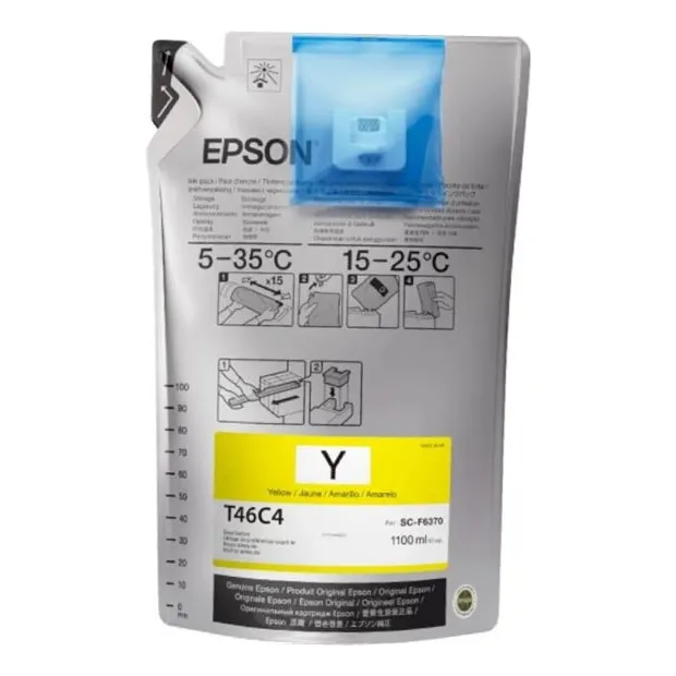 Tinta para impresora Epson T46C4 color amarillo de 1.1 L