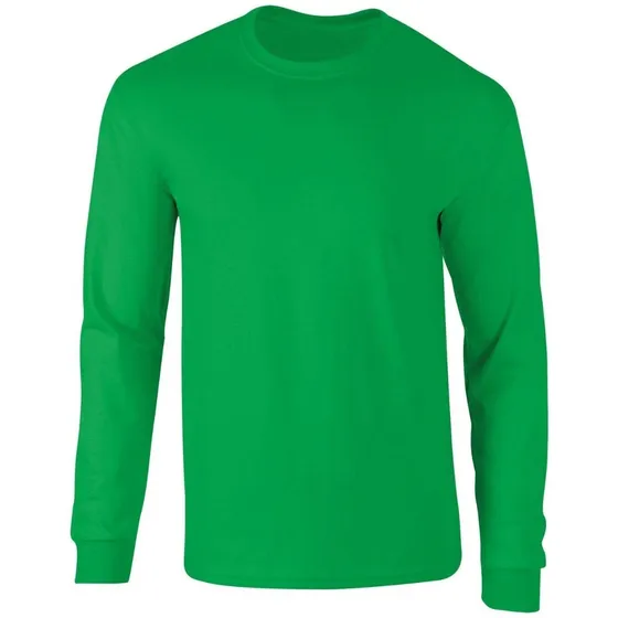 Camibuso Cuello Redondo T-shirt Colores Manga Larga