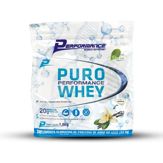 Puro Performance Whey 1,8kg Concentrado Refil - Performance