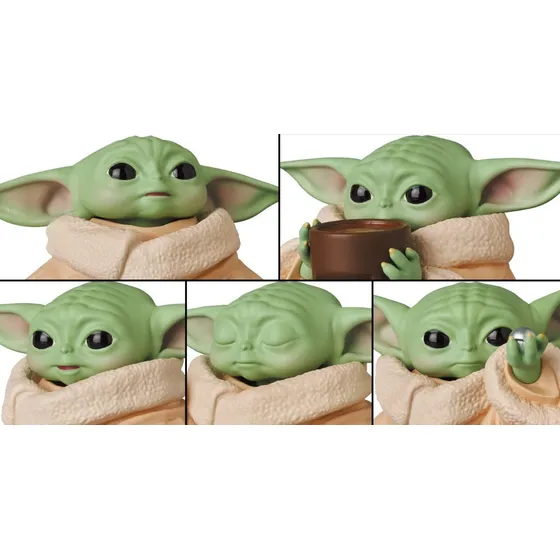 Star Wars Mandalorian Baby Yoda Grogu Udf Original Set X 5