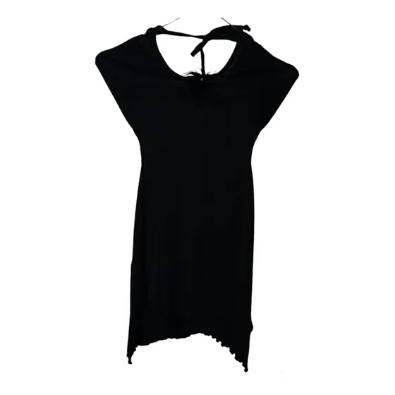 Baby Doll Sexi Con Plumas, Negro Talle Xs/s