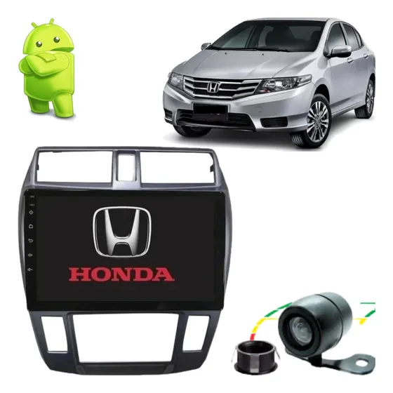 Multimidia Android Honda City 2008-2013 Ar Digital 10 Pol.