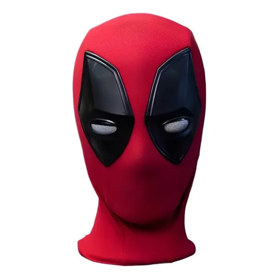 Mascara Disfraz Deadpool Con Movimiento Y Luces En Los Ojos