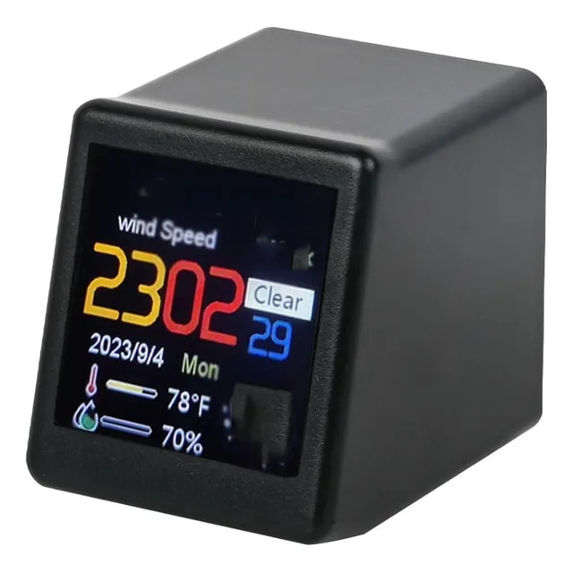 Gylxw Reloj Escritorio Adorno Para Clima Color: Tamaño E: 12