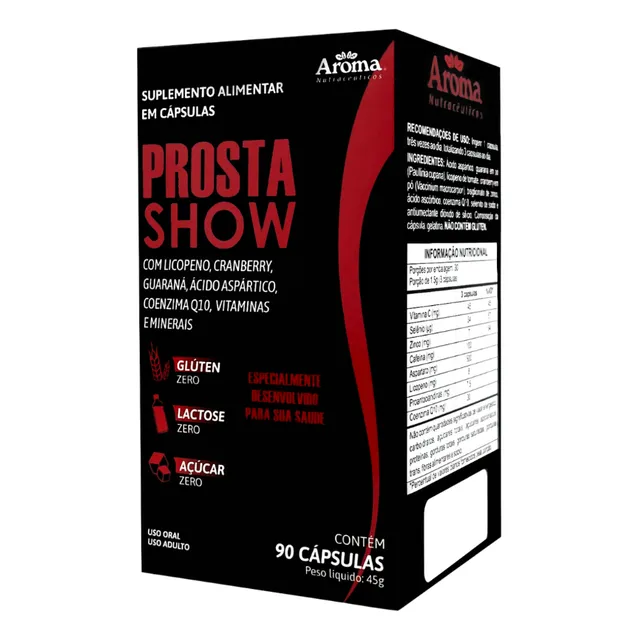 Prostáta Aumentada Tratamento Licopeno Prostashow 90caps