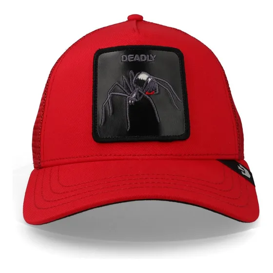 Gorra Goorin Bros The Deadly Spider, Original, Araña Rojo Unitalla