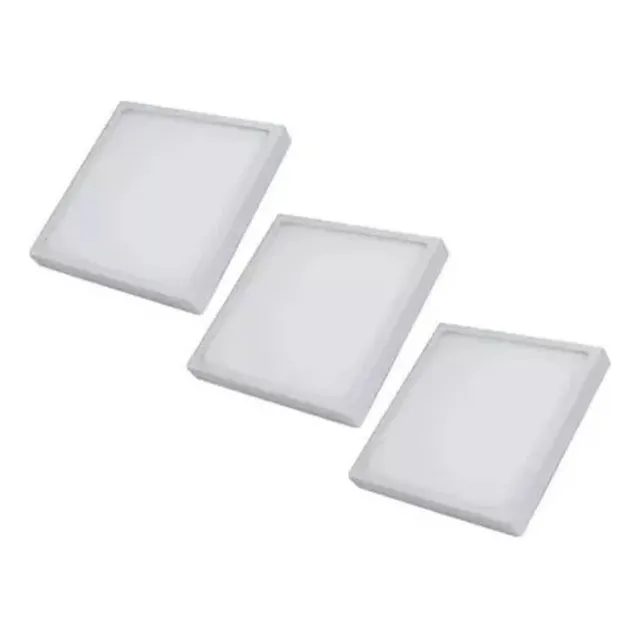 Pack X3 Foco Panel Led 24w Cuadrado
