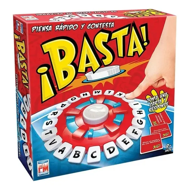 Juego De Mesa Basta En Español Juguete Basta Tarjetas
