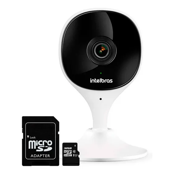 Câmera Wifi Com Aúdio Imx C Intelbras + Cartão Memória 32gb