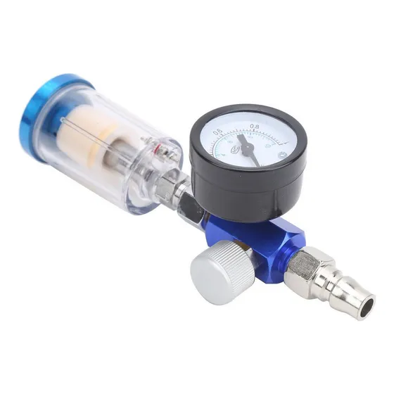 . Medidor De Regulador De Aire De Pistola Neumática+agua De