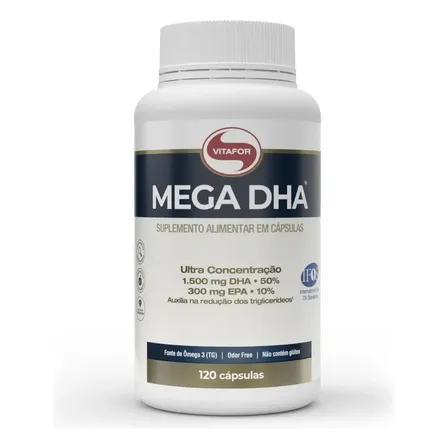 Ômega Mega Dha 120 Cápsulas Ômega 3 Vitafor