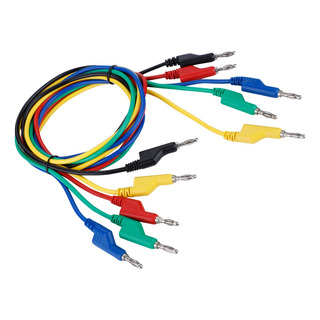 5pcs P1036 1m 4mm Connector Banana Para Cable Pinza Cocodril 5pcs P1036 1m 4mm Connector Banana Para Cable Pinza Cocodril