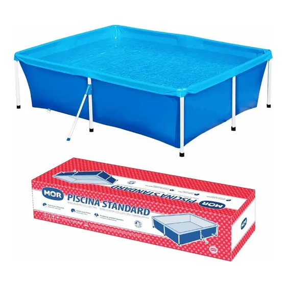 Piscina Infantil Retangular Estrutural Pvc 2000 Litros - Mor