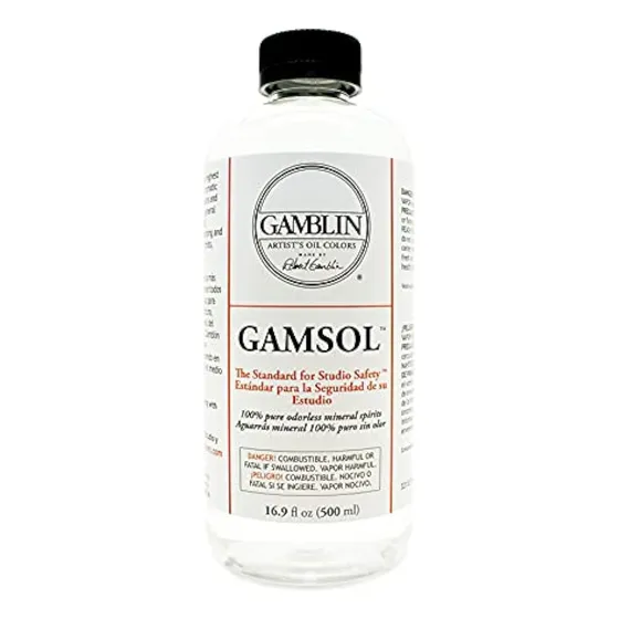 Solvente De Pintura Gamblin Gamsol Mineral Transparent 500ml