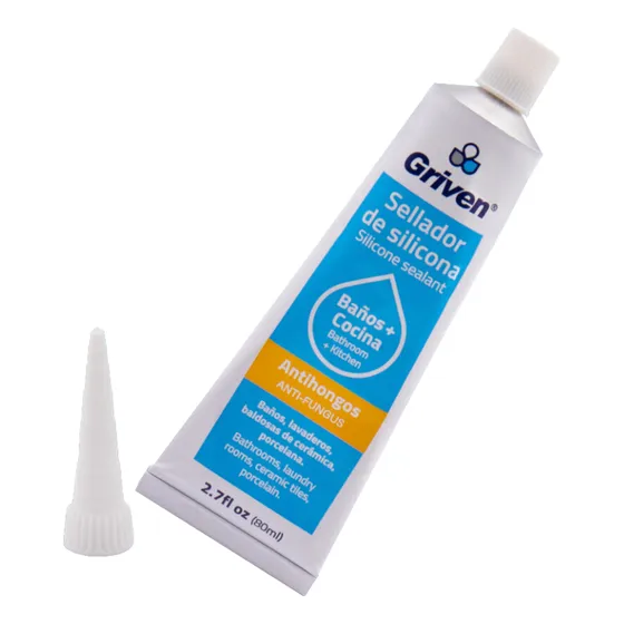 Silicon Traslucido 80ml Antihongos Griven