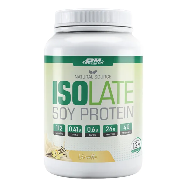 Proteína De Soja Aislada Vegana 1.2 Kg Vainilla