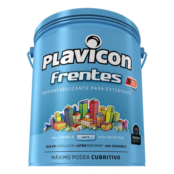 Latex Impermeabilizante Para Frentes Plavicon De 25 Kg.