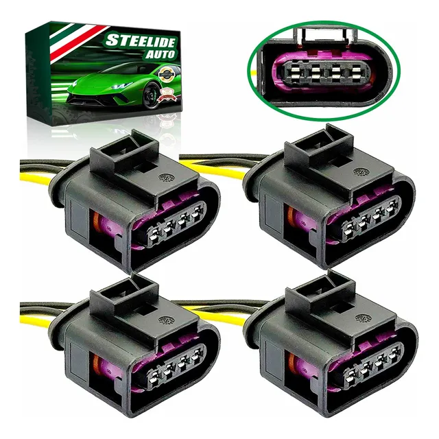 4 X Arnes Conector Bobina Jetta Beetle Golf Polo A3 A4 Ibiza