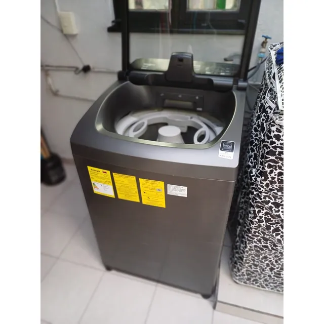 Lavadora Whirlpool Carga Superior 18 Kg Xpert Dual Wash Gris