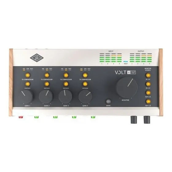Interface De Áudio Volt 476p Usb 4x4 Universal Audio