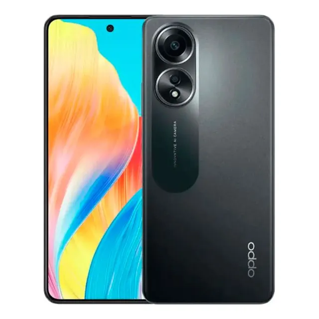 Celular Oppo A58, Ram 8 Gb, 256 Gb, Negro