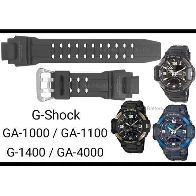 Correas Casio Reemplazo G Shock Ga-1000 / Ga-1100 Nuevas