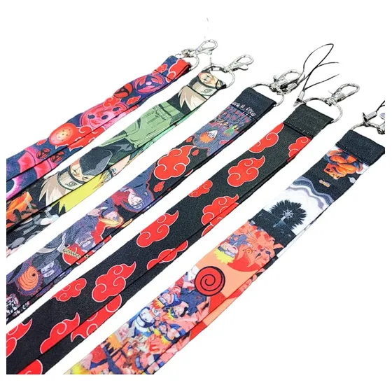 Llavero Cintas Para Llaves Lanyard De Naruto Dragon Ball Snk