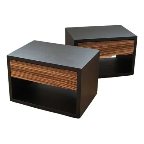 Mesa De Noche, Mesita De Noche Luz Flotante Moderna