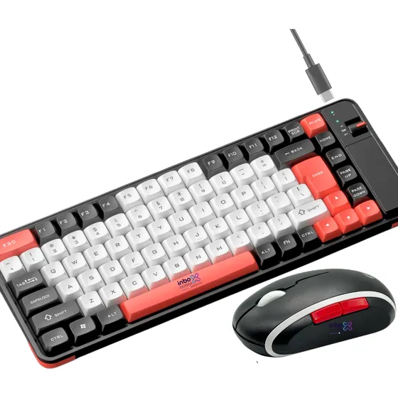 Kit Teclado E Mouse Sem Fio Bluetooth Wireless Recarregável
