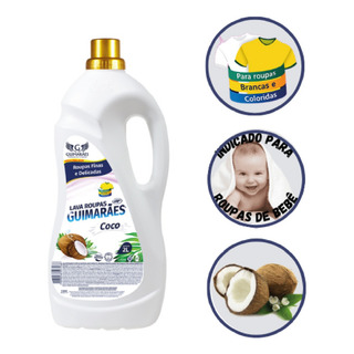 Lava-roupas Líquido De Coco Para Lavagem Perfeita 2l Lava-roupas Líquido De Coco Para Lavagem Perfeita 2l