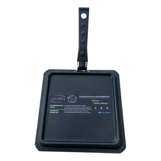 Panquequera Cuadrada 20 X 20 Cms Teflon Anabea