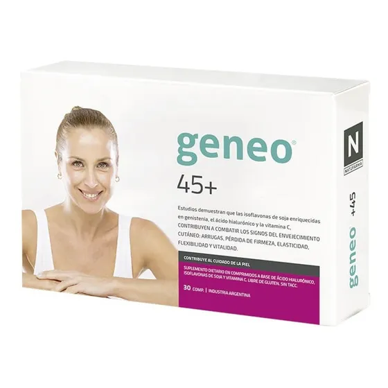 Geneo 45+ Isoflavonas de soja Natufarma X 30 Cápsulas