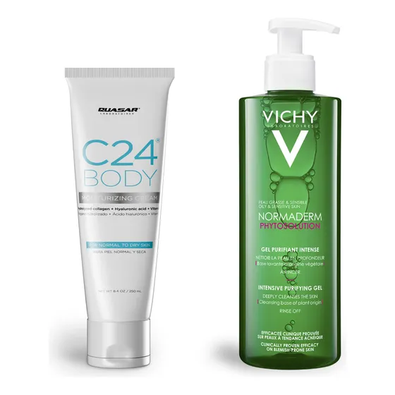 Vichy Normaderm Gel Limpiador 400ml + C24® Body Hidratante
